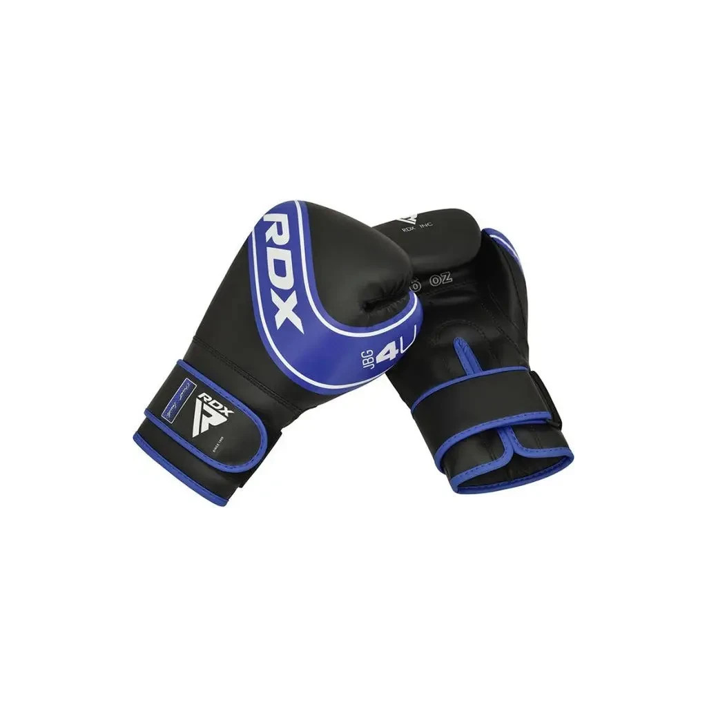 Боксерські рукавички RDX 4B Robo Kids Blue/Black 6 унцій (JBG-4U-6oz) - зображення 2