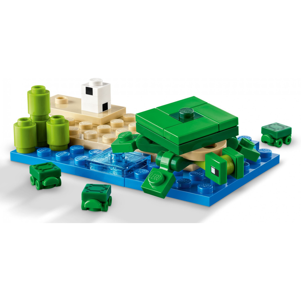 Конструктор LEGO Minecraft Пляжний будинок у формі черепахи 234 деталей (21254) - зображення 5