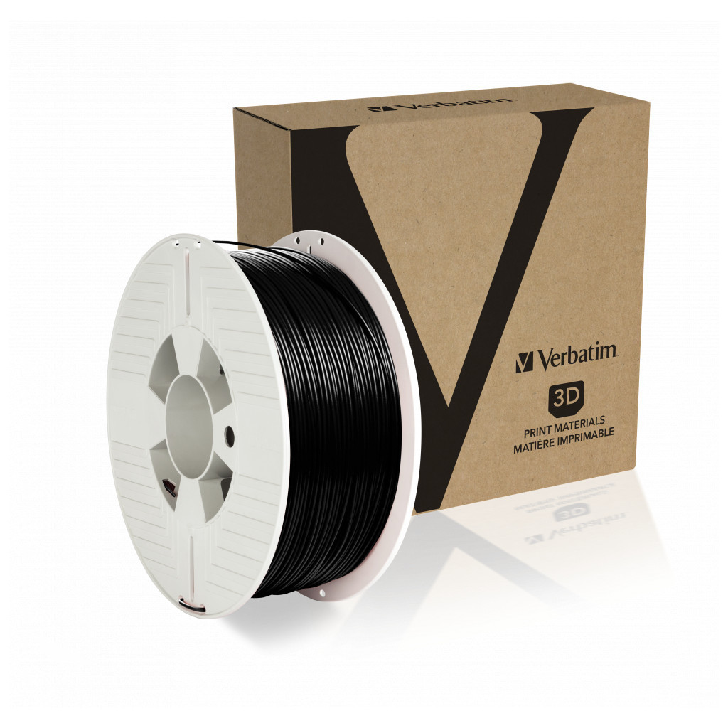 Пластик для 3D-принтера Verbatim PLA, 1.75 мм, 1кг, black (55318) - зображення 3