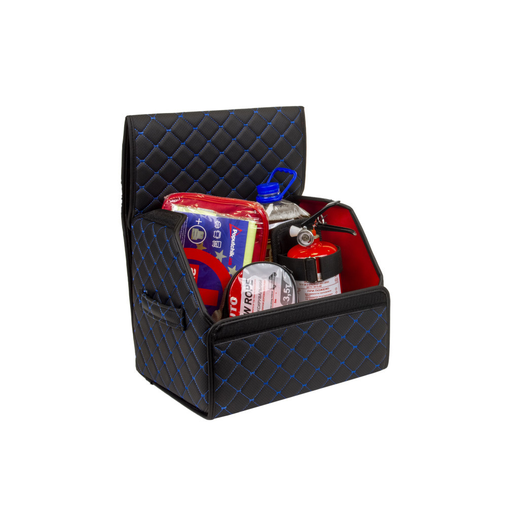 Сумка-органайзер EVAtech ECO S 30x30x35 см чорна з синьою ниткою (EHECESBLBR) - зображення 2
