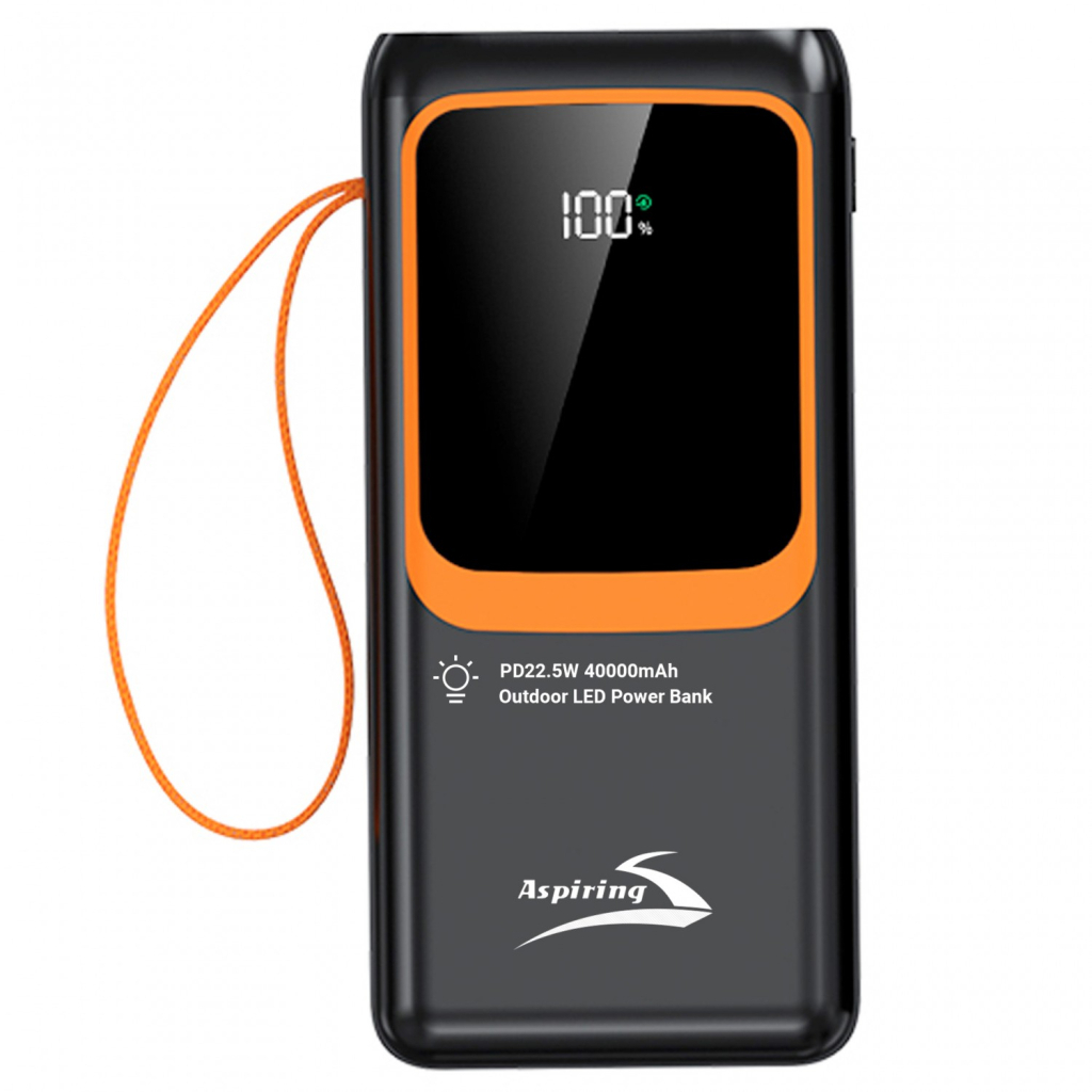 Батарея універсальна Aspiring Light 40 40000mAh PD/22.5W (PPLH.L04) - зображення 1