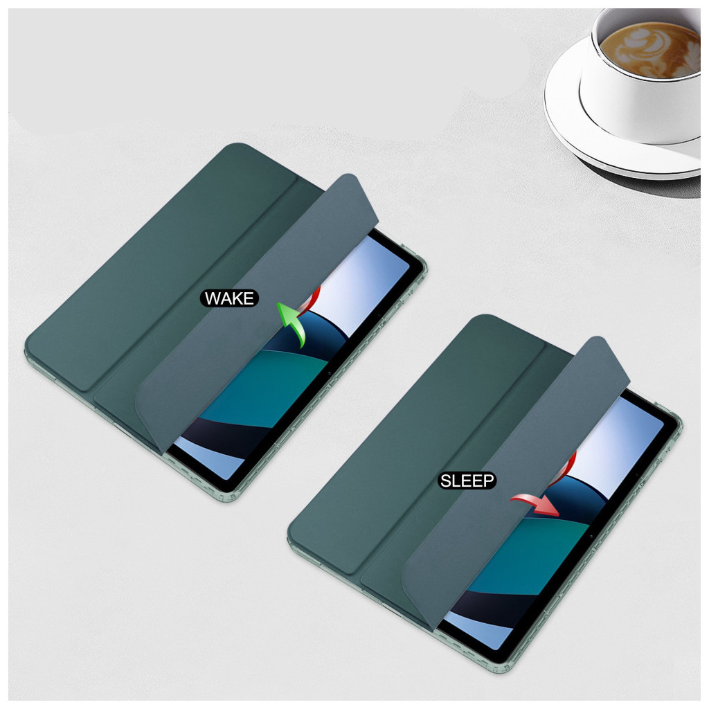 Чохол до планшета BeCover Soft Edge Stylus Mount Xiaomi Redmi Pad SE 11" Dark Green (710782) - зображення 5
