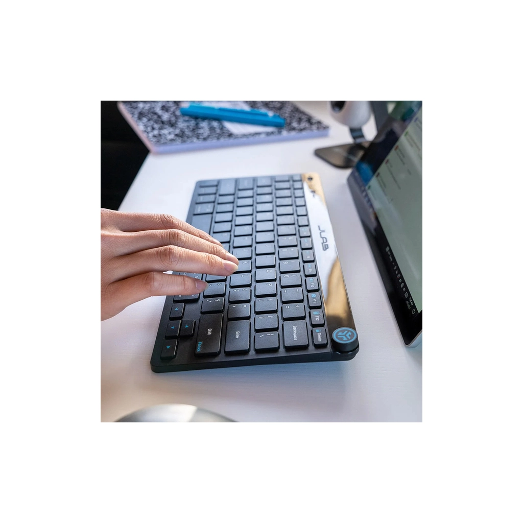 Клавіатура Jlab GO Bluetooth/Wireless Black (IEUKGOKEYBRBLK4) - зображення 8