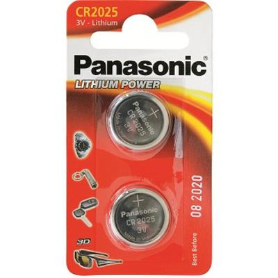 Батарейка Panasonic CR 2025 * 2 LITHIUM (CR-2025EL/2B) - зображення 1