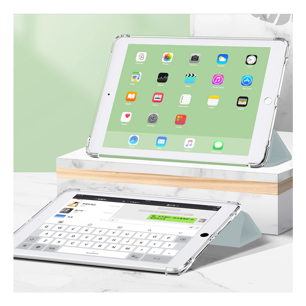 Чохол до планшета BeCover Tri Fold Soft TPU Apple iPad mini 6 2021 Light Blue (706723) - зображення 3