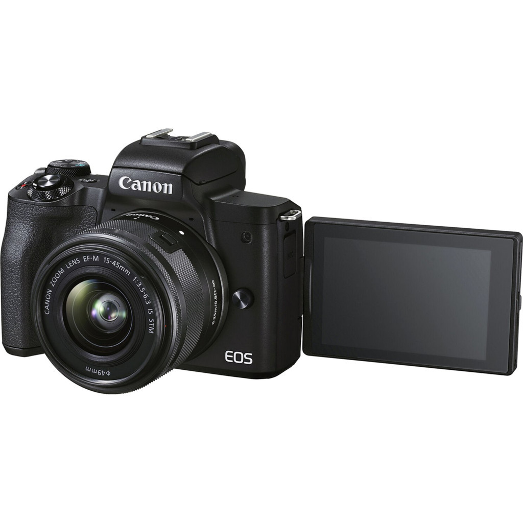 Цифровий фотоапарат Canon EOS M50 Mk2 + 15-45 IS STM VLogger Kit Black (4728C050) - зображення 7