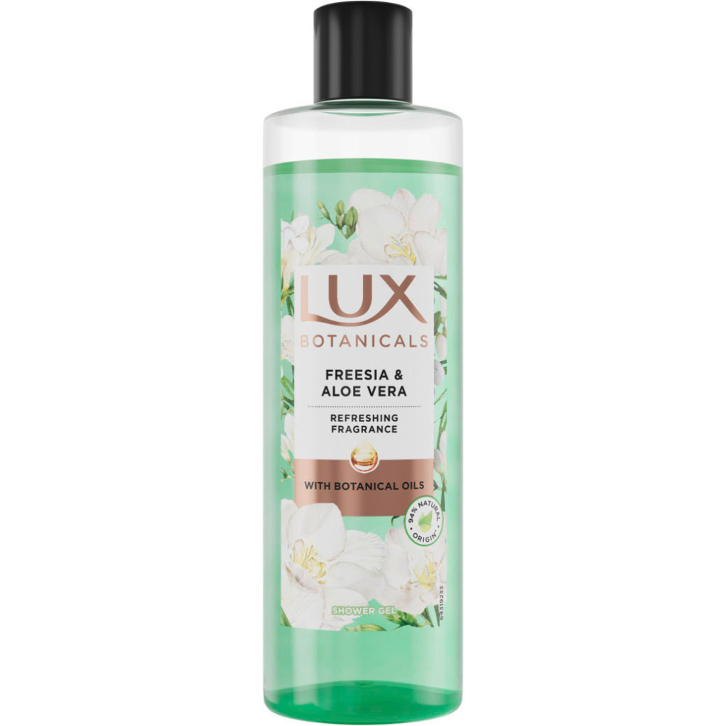 Гель для душу Lux Botanicals Фрезія та алое вера 480 мл (8720181499807) - зображення 1