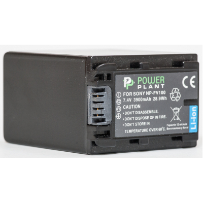 Акумулятор до фото/відео PowerPlant Sony NP-FV100 (DV00DV1271) - изображение 3