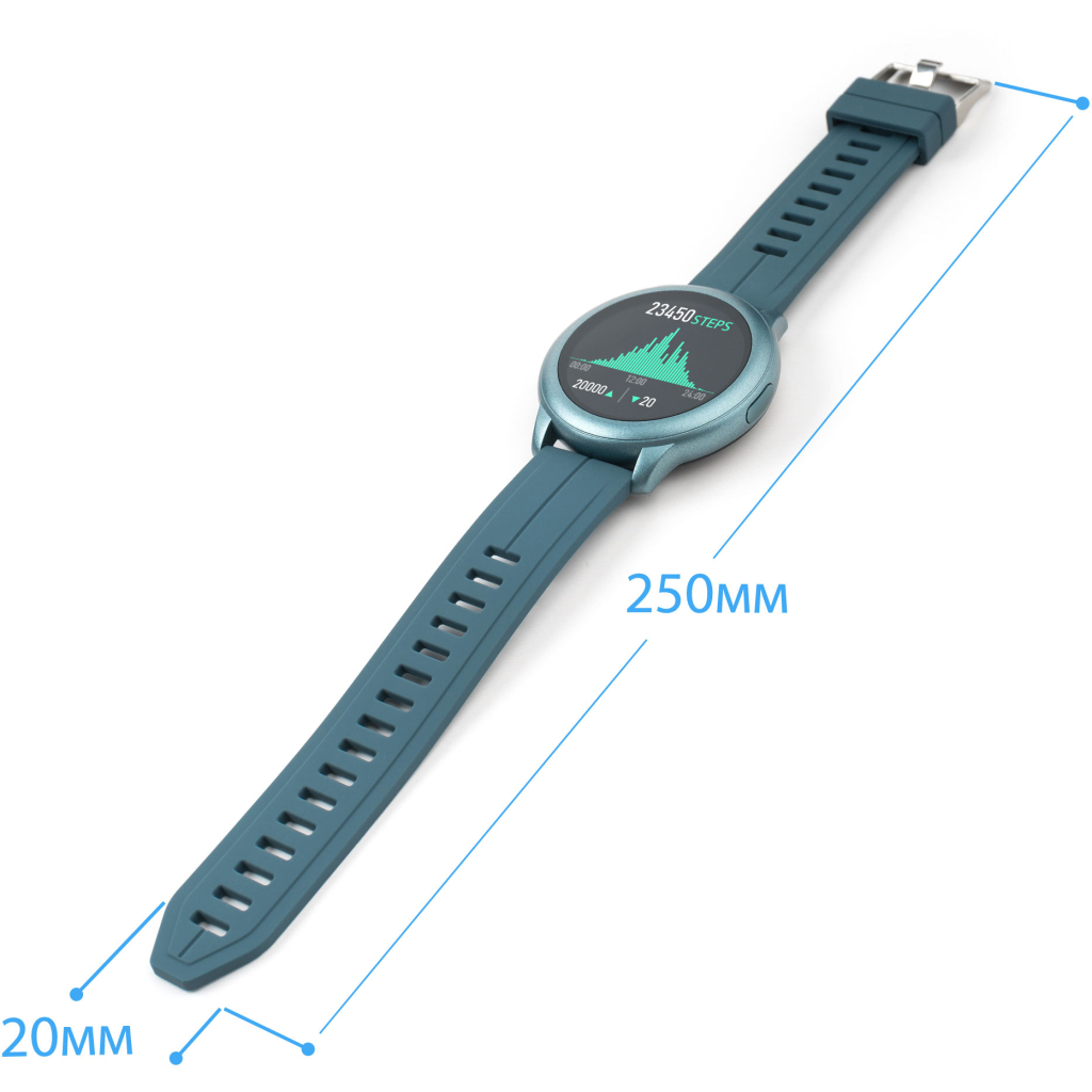 Смарт-годинник Globex Smart Watch Aero Blue - зображення 7