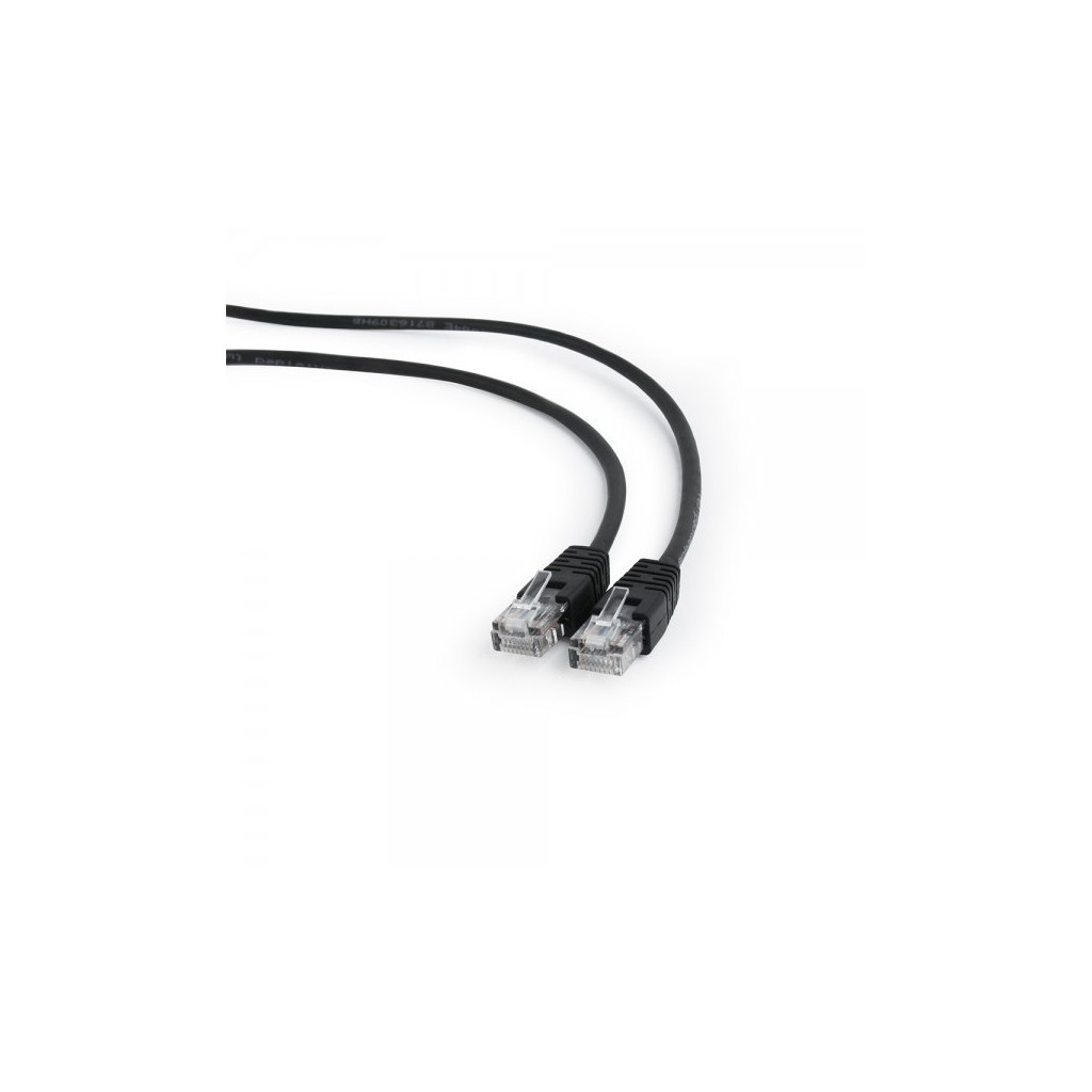 Патч-корд Cablexpert 10м UTP cat 5e CCA black (PP12-10M/BK) - зображення 2