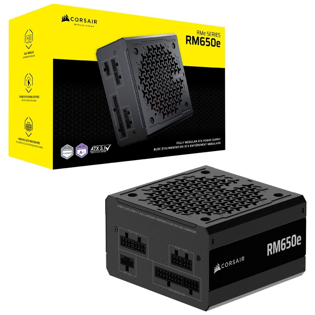 Блок живлення Corsair 650W RM650e (CP-9020302-EU) - зображення 5
