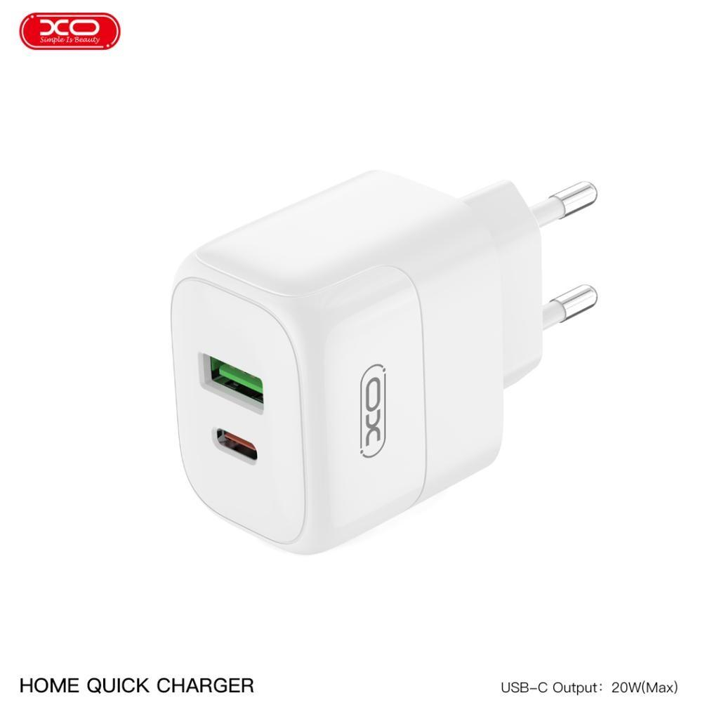 Зарядний пристрій XO 1xUSB QC3.0 + 1xUSB-C PD20W (XO-QC37) - зображення 7