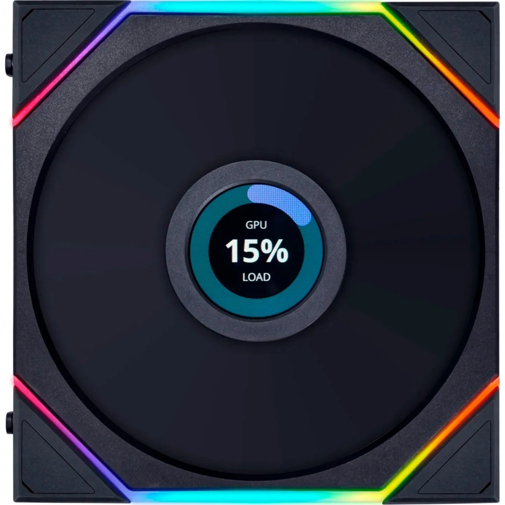 Кулер до корпусу Lian Li TL LCD 140-1, Black (G99.14TLLCD1B.00) - зображення 1