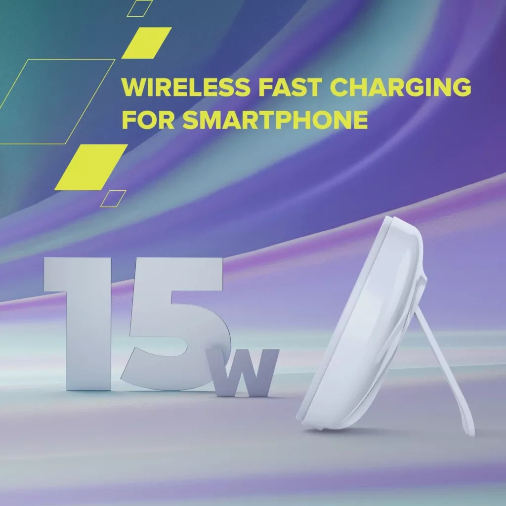 Зарядний пристрій Canyon wireless charger WS-105 15W Qi2 White (CNS-WCS105W) - изображение 10