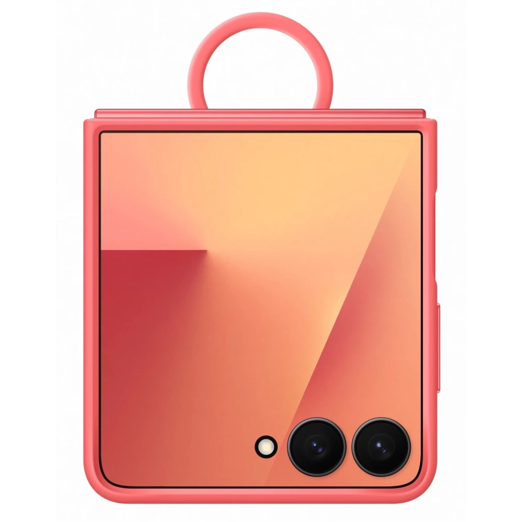 Чохол до мобільного телефона Samsung Silicone with Ring Galaxy Flip 7 Red (EF-PF766TREGUA) - зображення 5