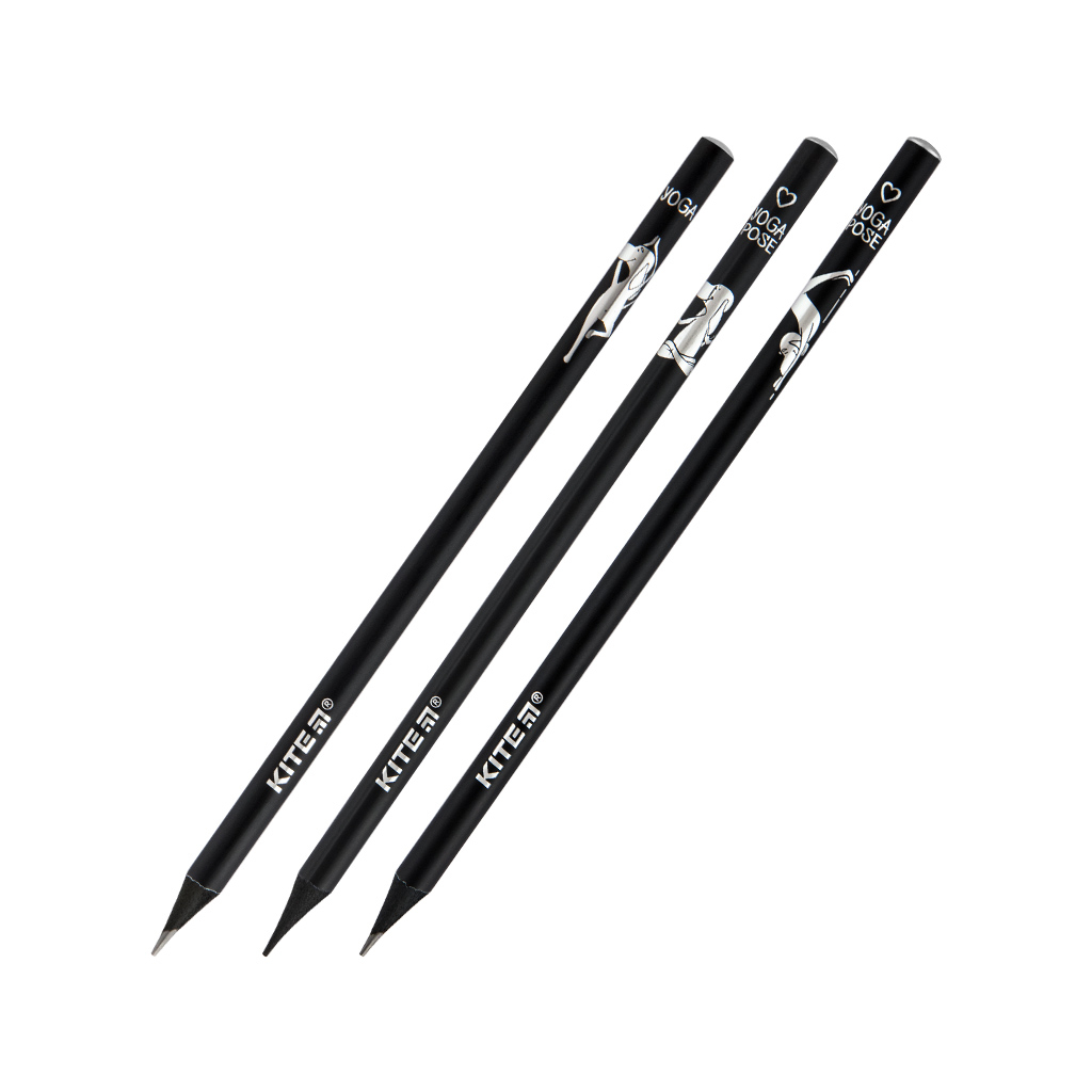 Олівець графітний Kite Yoga з кристалом в тубусі (K20-159-2) - изображение 1