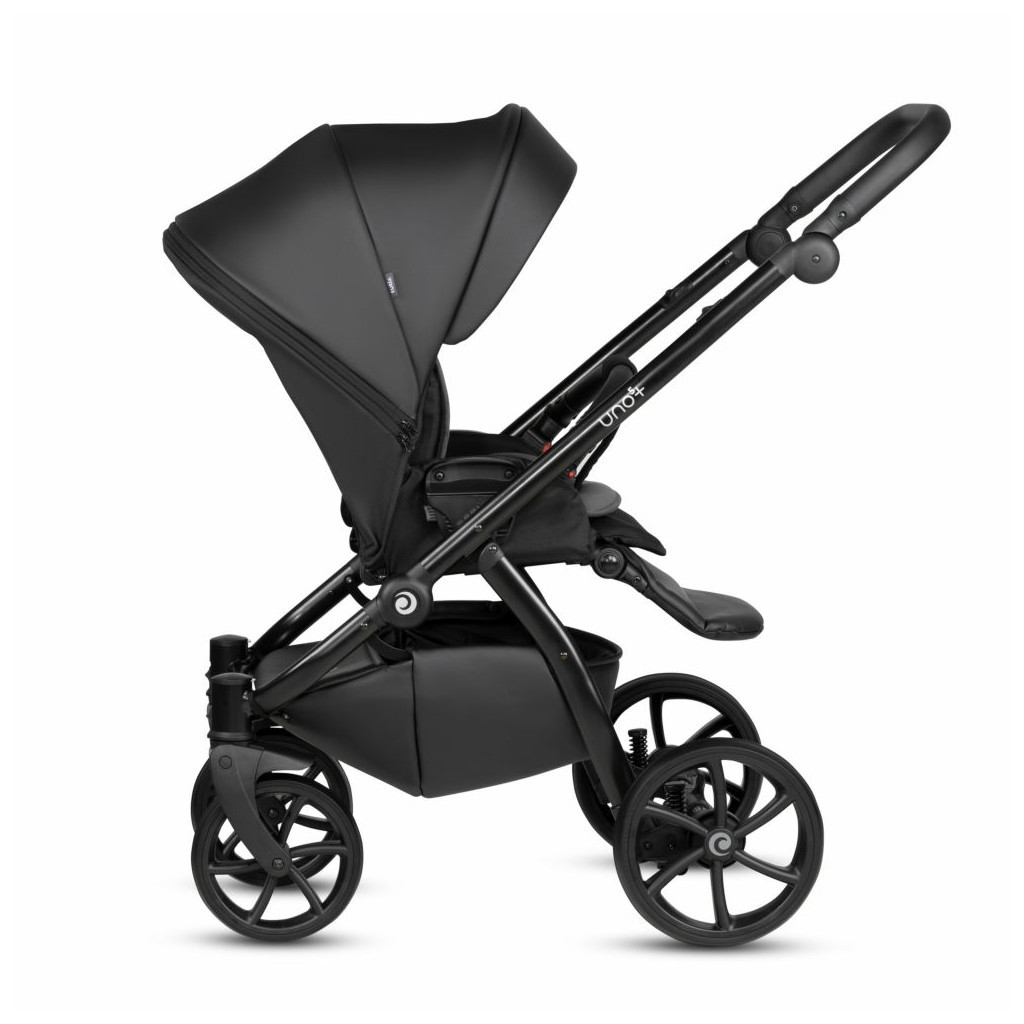 Коляска TUTIS 2 в 1 Uno5+ Leather collection Jet Black (1402699) - зображення 5