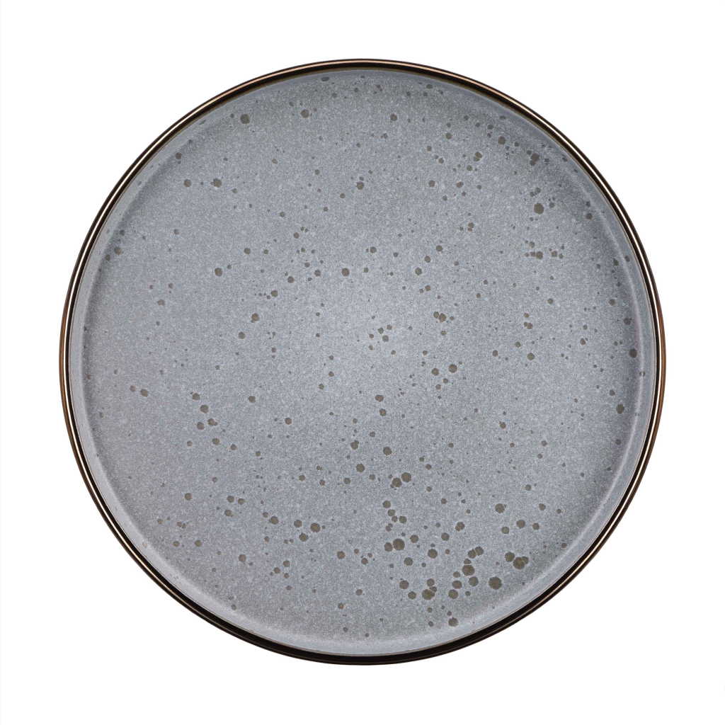 Тарілка Ardesto Fasano, 26см, кераміка, сірий (AR0226FG) - зображення 1
