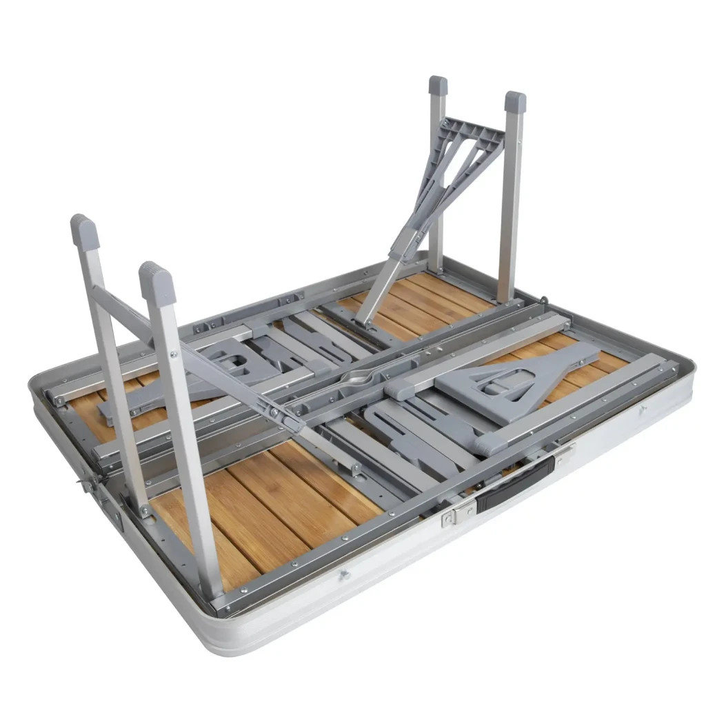 Туристичний стіл Bo-Camp Bamboo Brown/Silver (1404800) - зображення 4