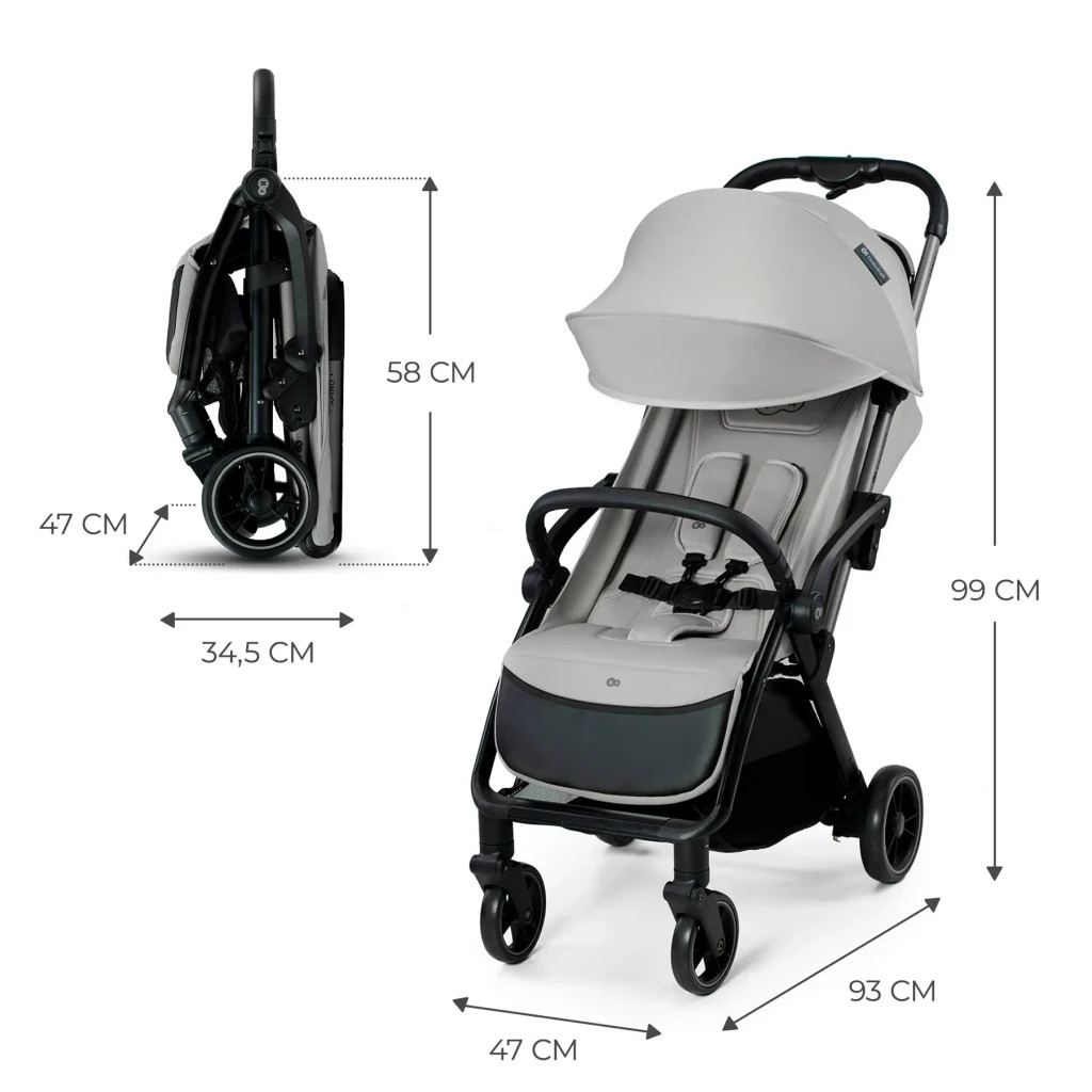 Коляска Kinderkraft Apino Dove Grey (KSAPIN00GRY0000) (5902533924103) - зображення 8