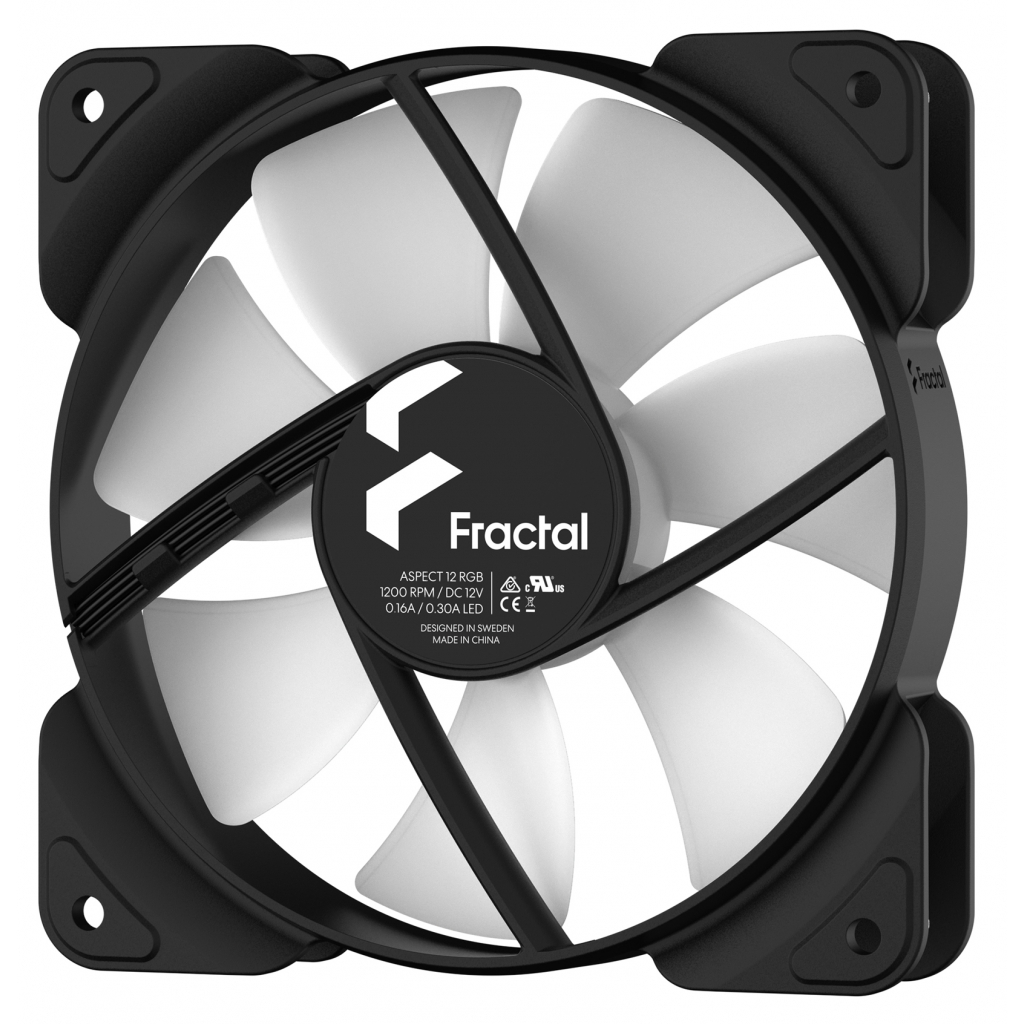 Кулер до корпусу Fractal Design Aspect 12 RGB Black Frame (FD-F-AS1-1204) - зображення 4