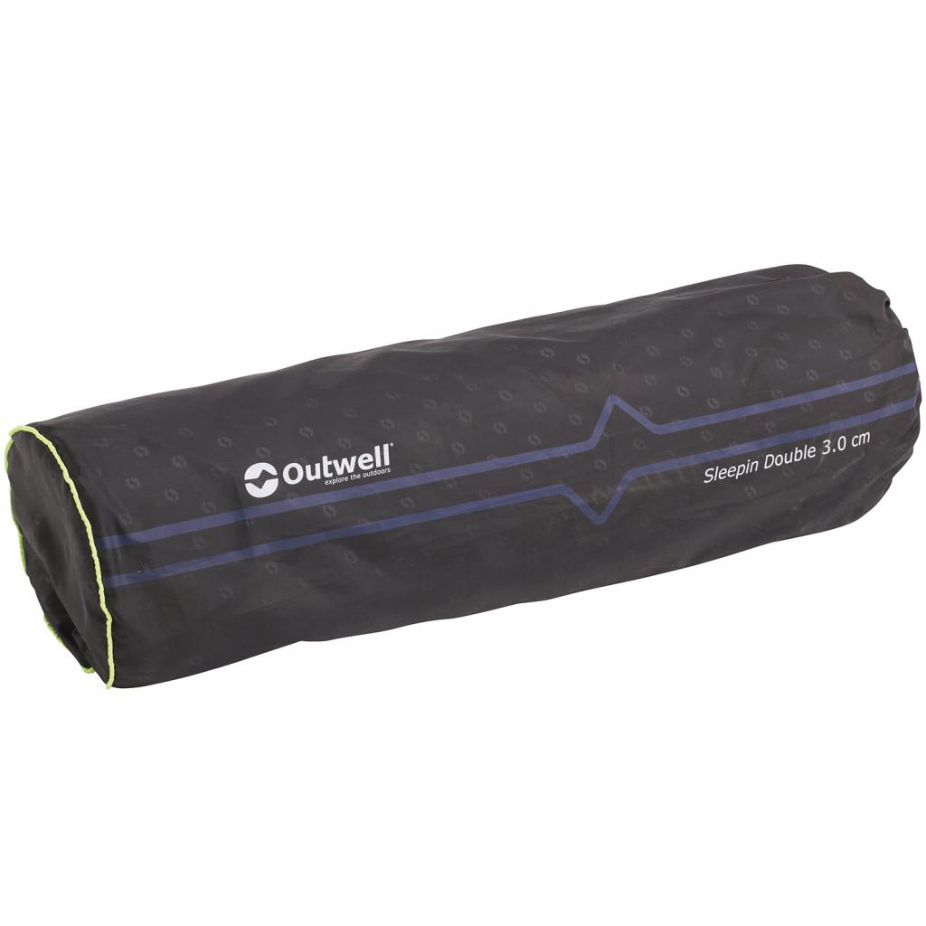 Туристичний килимок Outwell Self-inflating Mat Sleepin Double 3 cm Black (928851) - зображення 2
