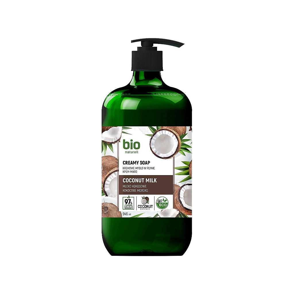 Рідке мило Bio Naturell Coconut Milk Creamy Soap Кокосове молоко 946 мл (4820168434396) - зображення 1