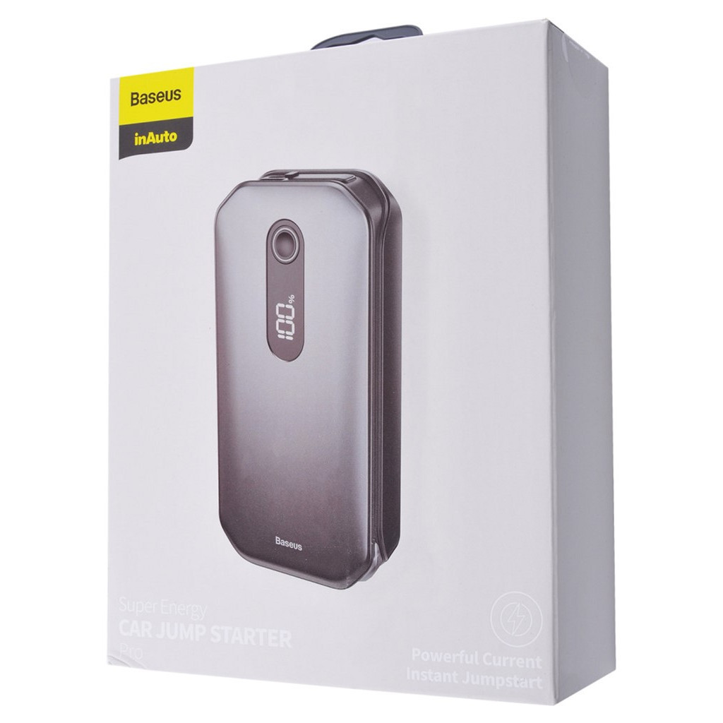 Пуско зарядний пристрій Baseus 12000mAh Super Energy Pro Car Jump Starter Black (CRJS03-01) - изображение 6