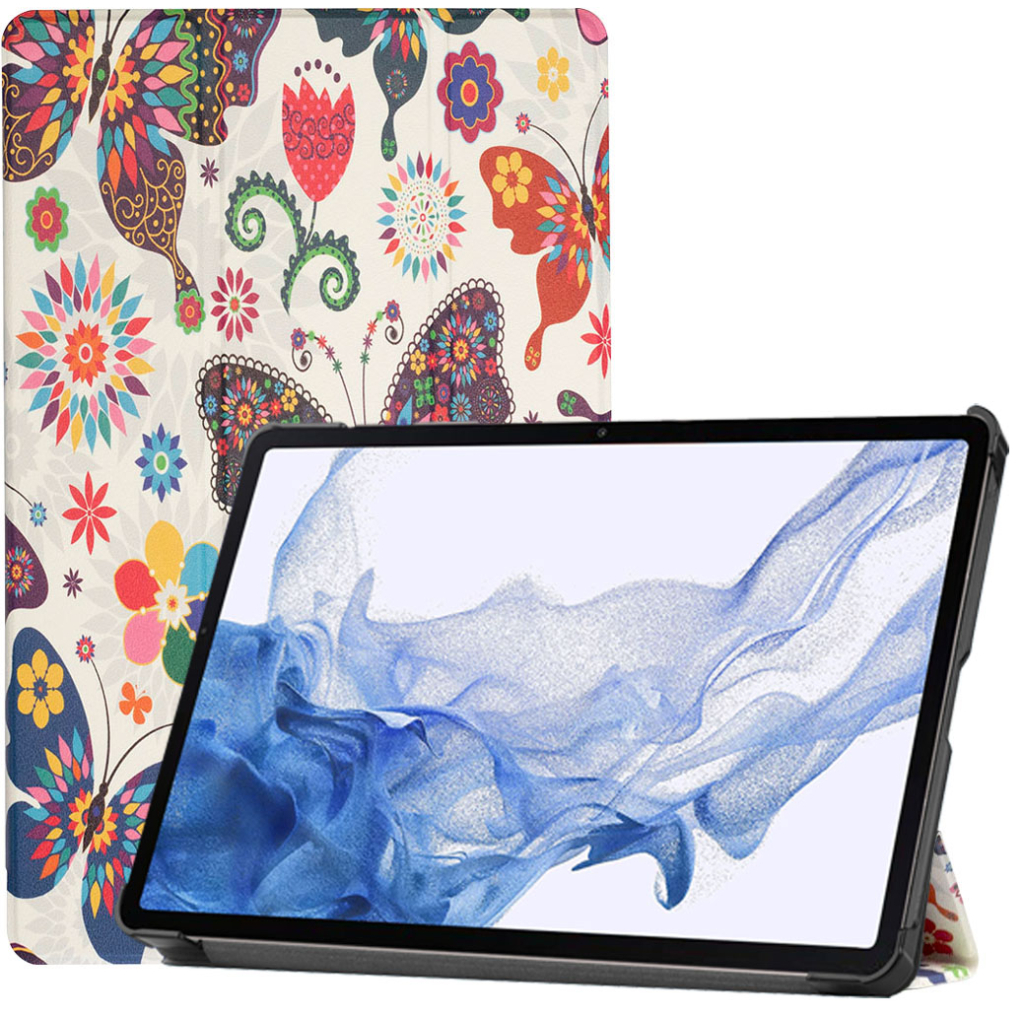 Чохол до планшета BeCover Smart Case Samsung Galaxy Tab S10 FE (SM-X520/SM-X526) 10.9" Butterfly (713283) - зображення 5