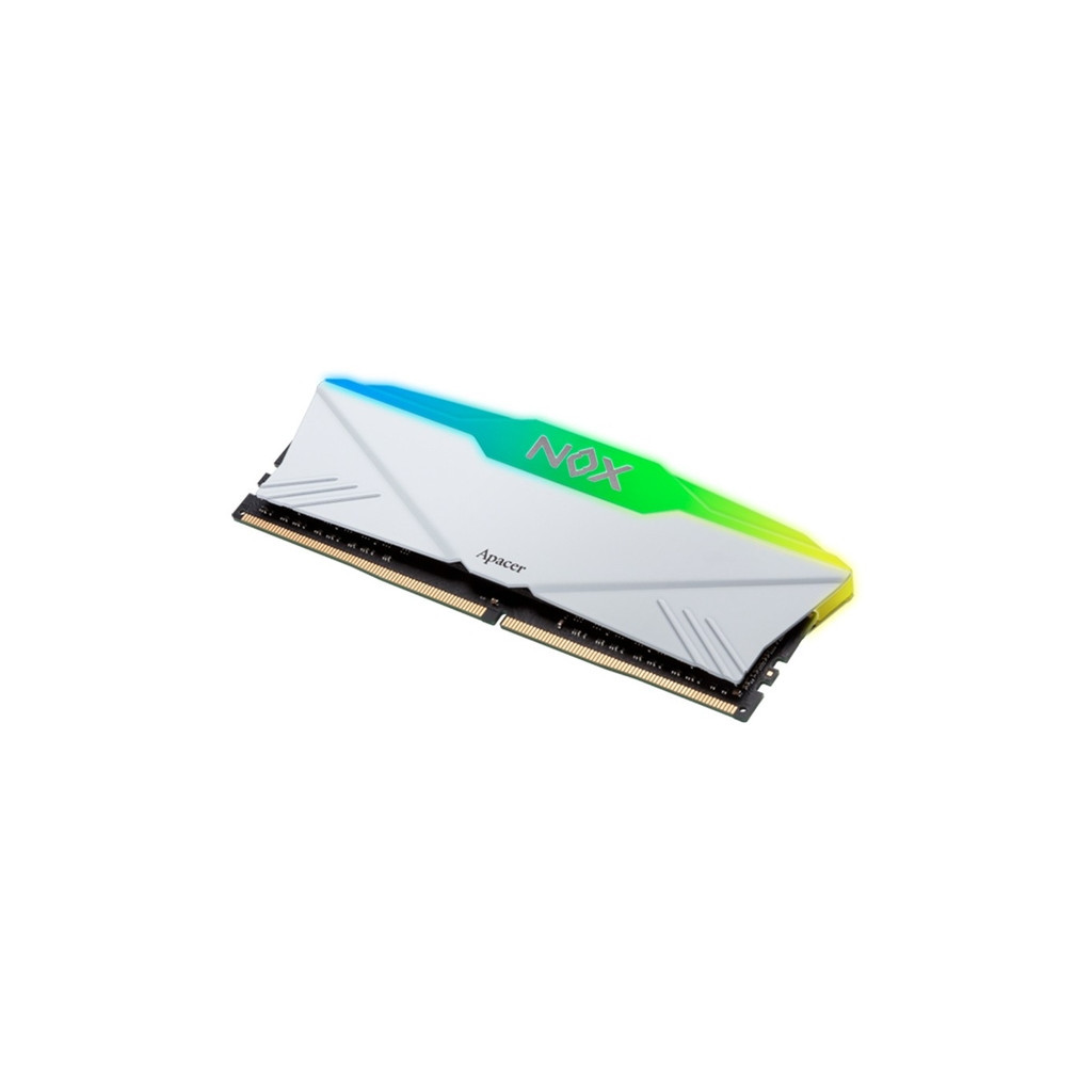 Модуль пам'яті для комп'ютера DDR4 16GB (2x8GB) 3200 MHz NOX RGB White Apacer (AH4U16G32C28YNWAA-2) - зображення 3