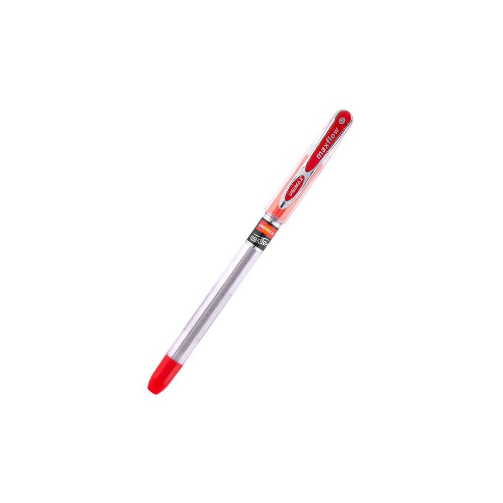 Ручка кулькова Unimax Maxflow, червона (UX-117-06) - зображення 2