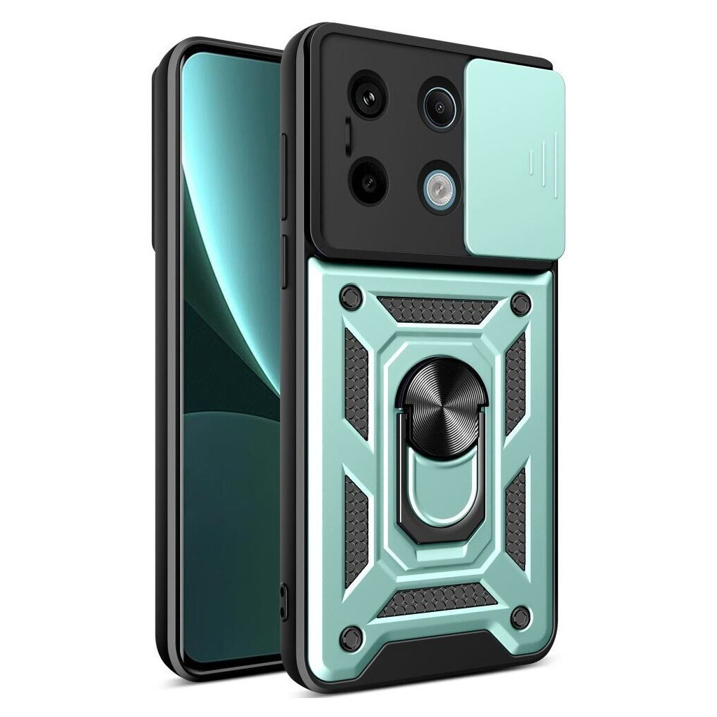Чохол до мобільного телефона BeCover Military Xiaomi Redmi Note 13 Pro 5G Dark Green (710695) - зображення 7