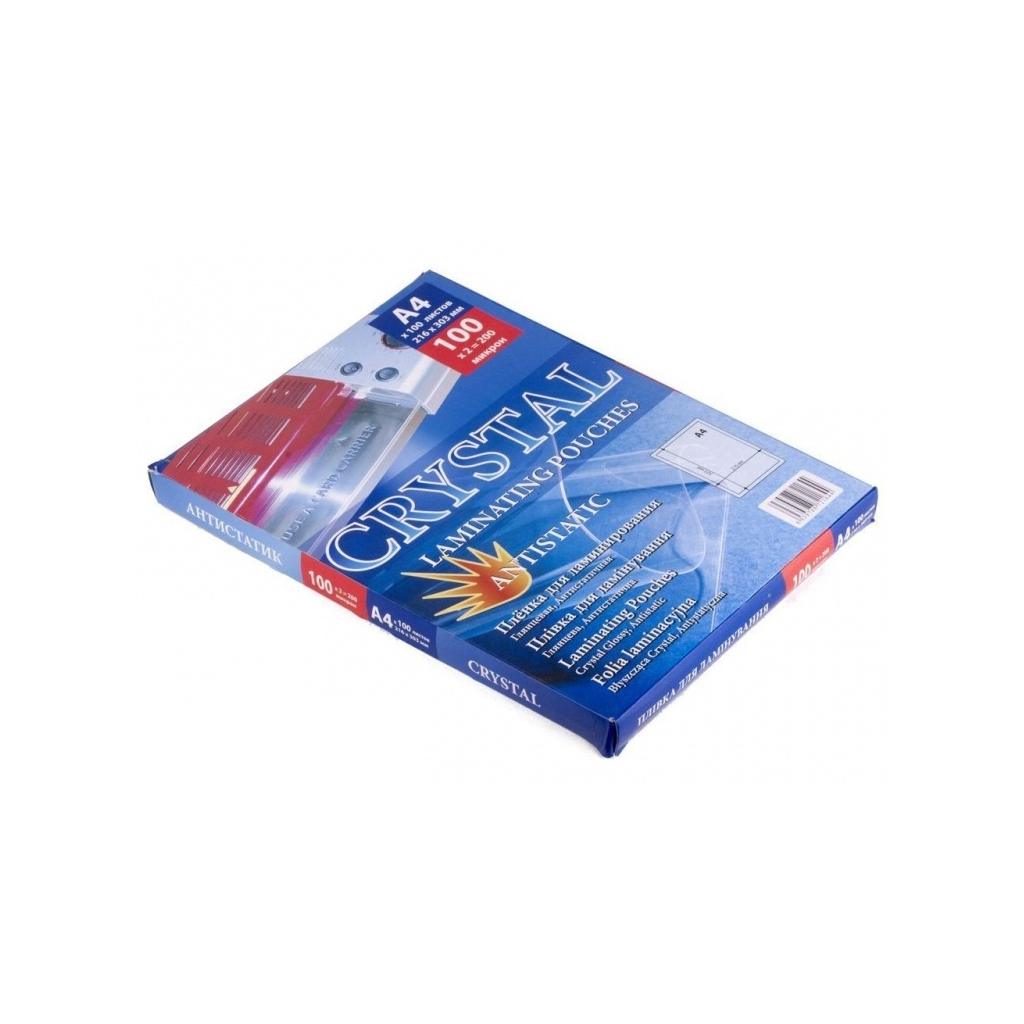 Плівка для ламінування Agent глянц. А4 100мкн (100 шт.) (3140021) - изображение 2
