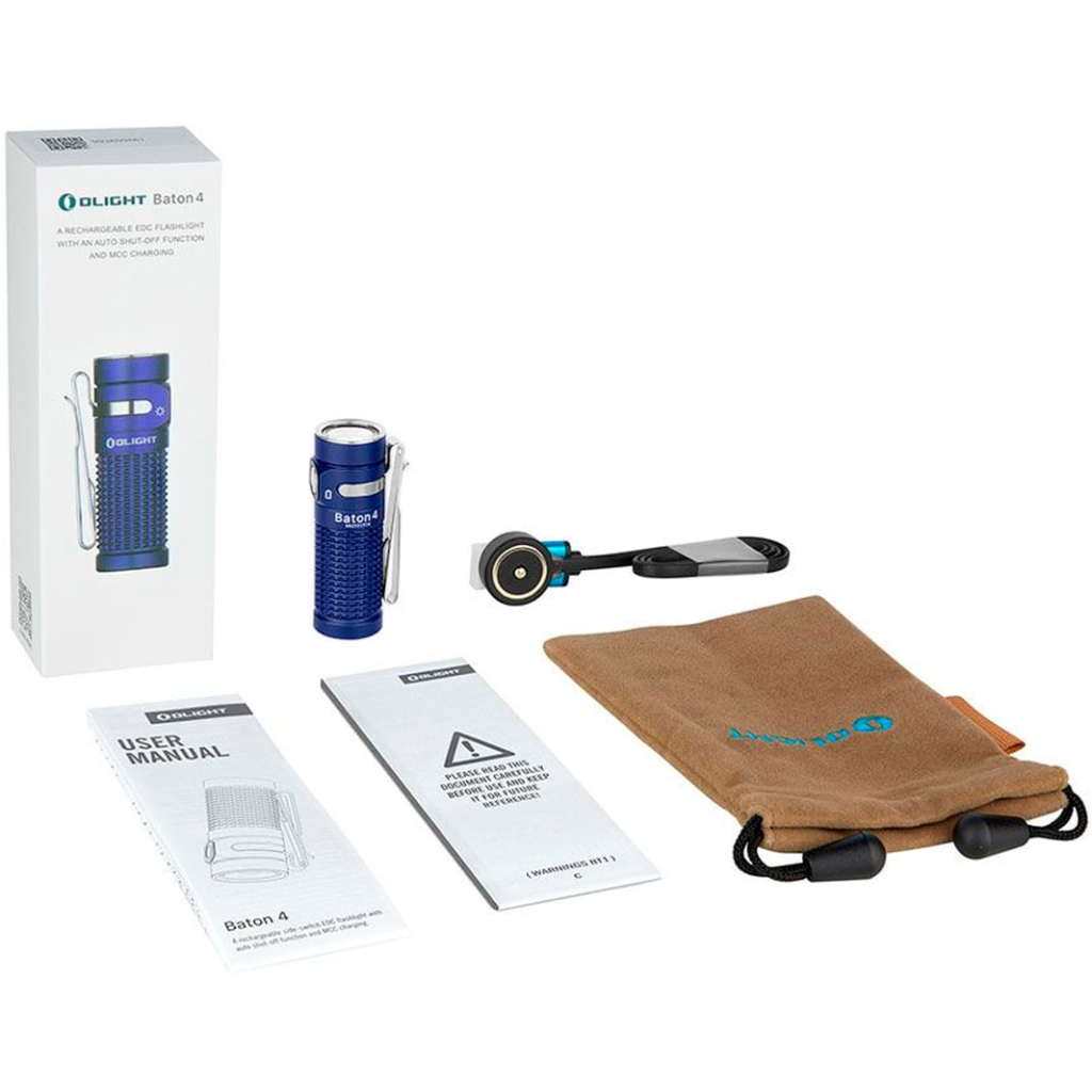 Ліхтар Olight Baton 4 Regal Blue - зображення 7