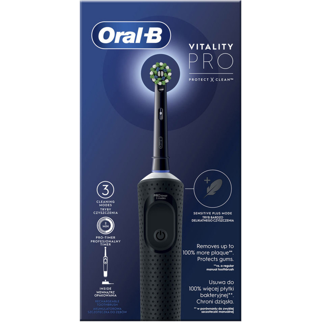 Електрична зубна щітка Oral-B D103.413.3 PRO Black - зображення 2