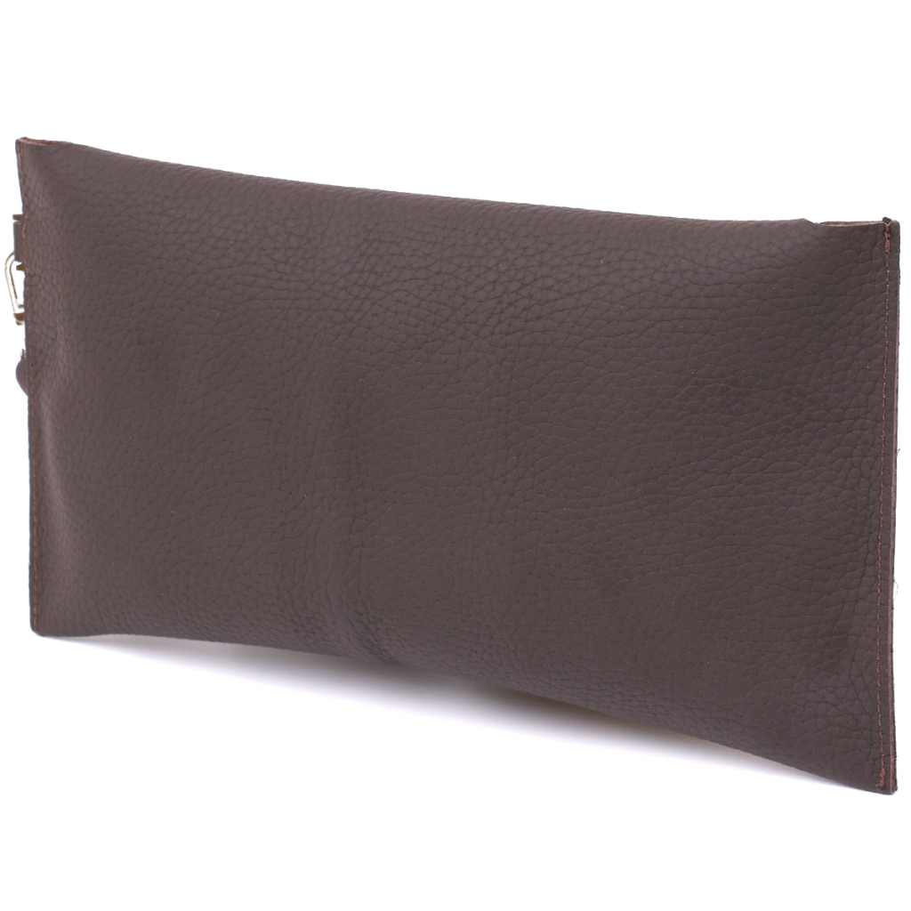 Косметичка Shvigel Шкіряна матова тревел Коричнева (16418) - зображення 2