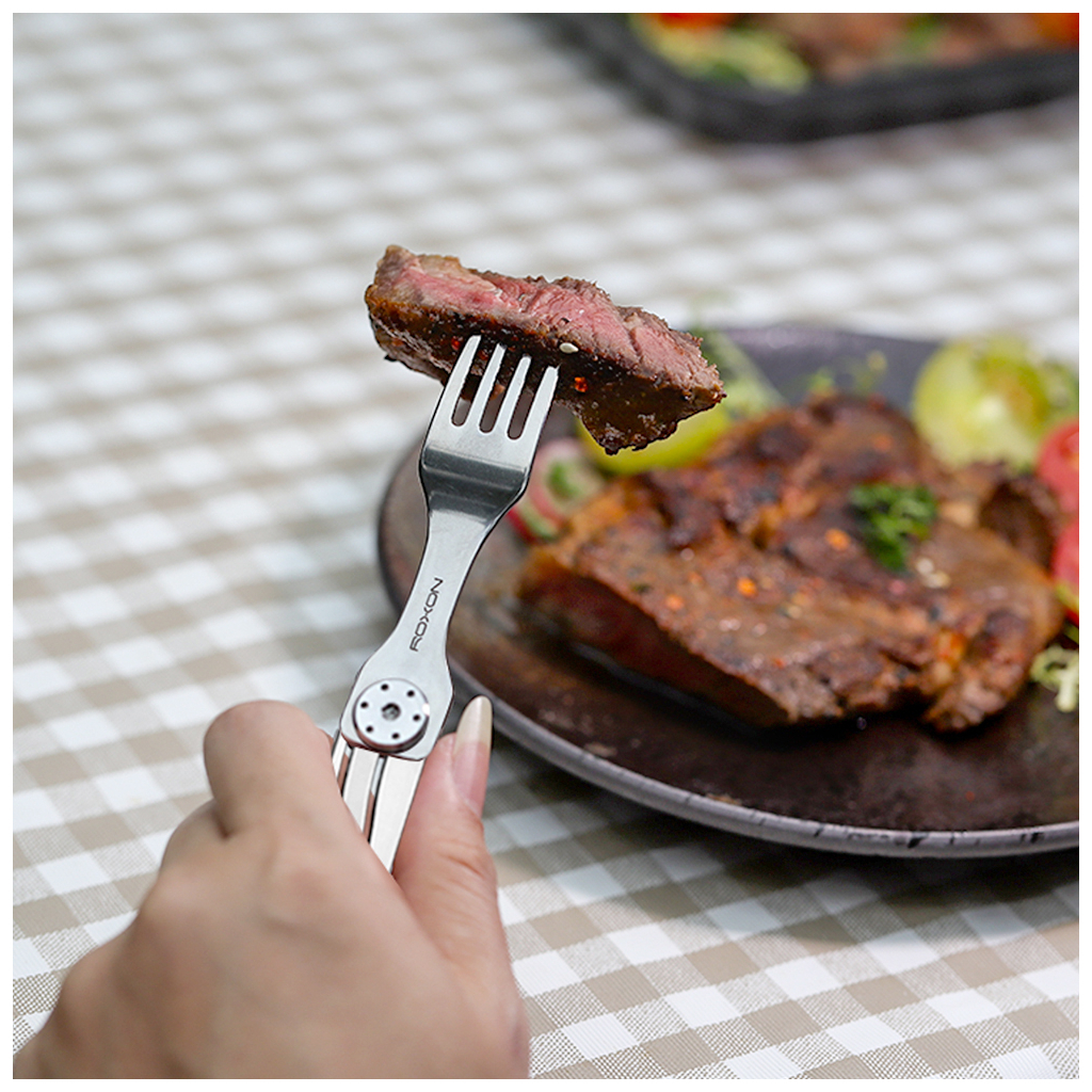 Ложка-виделка туристична Roxon C1S 3 in1 (C1S) - зображення 8