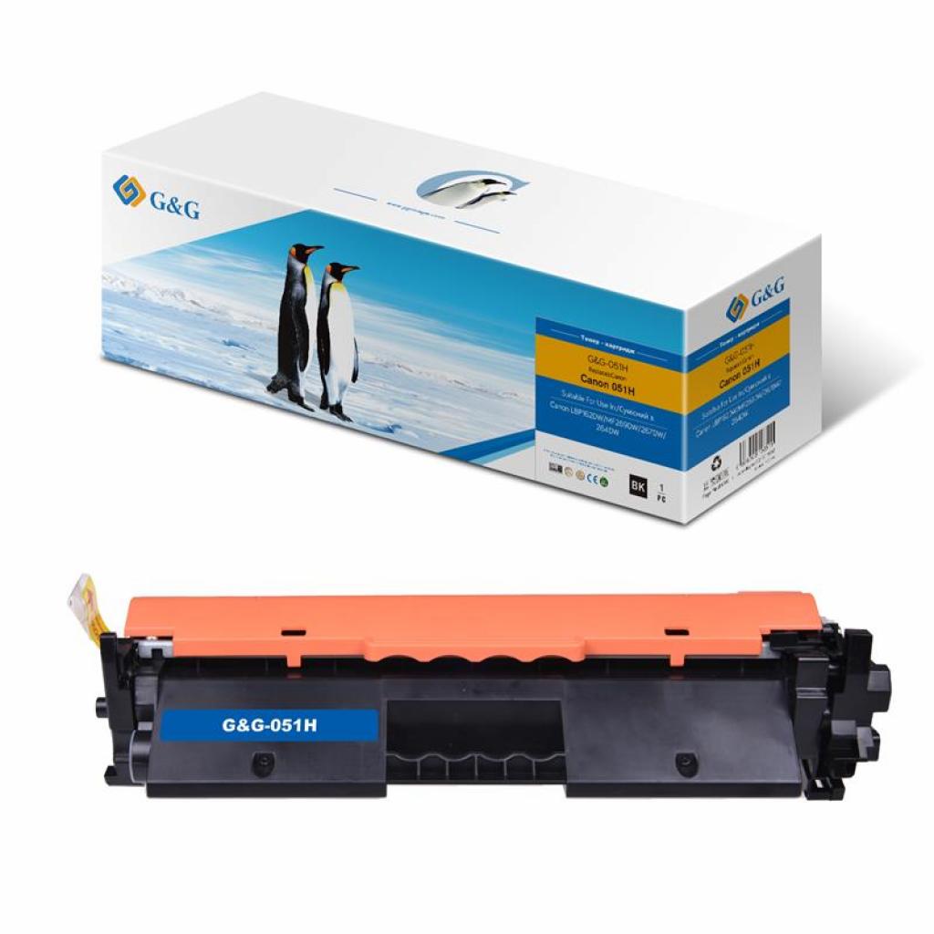 Картридж G&G Canon 051H Black 4.1K (G&G-051H) - изображение 1