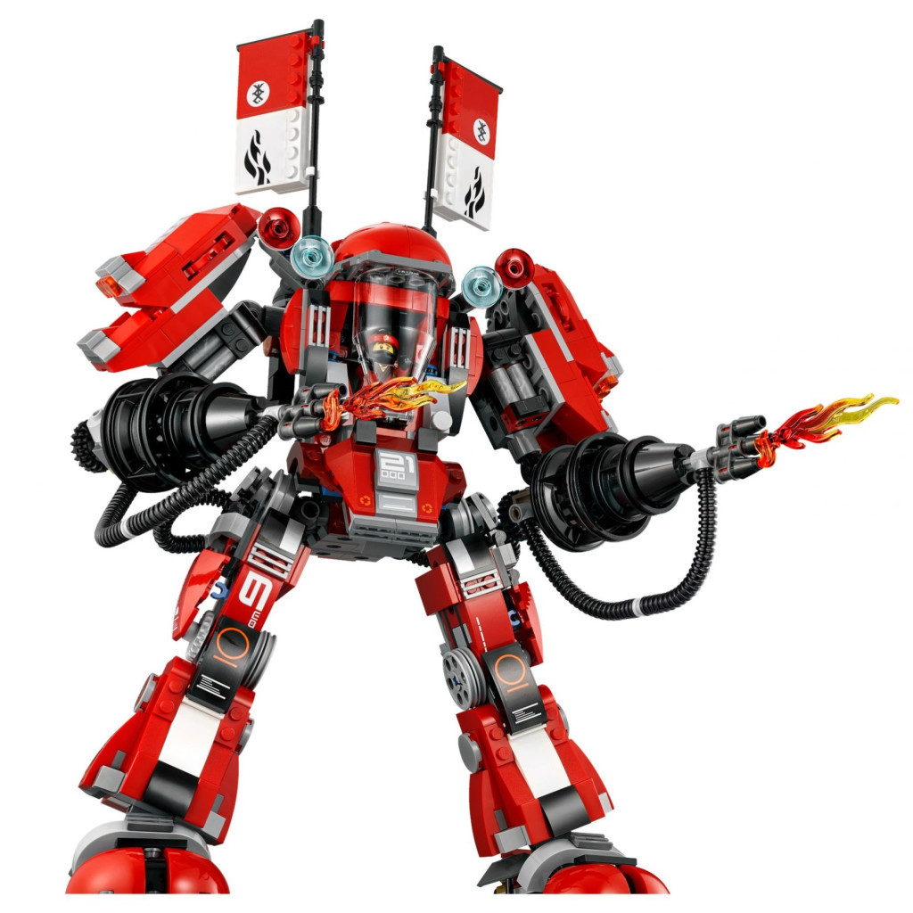 Конструктор LEGO NINJAGO Вогняний робот Кая (70615) - зображення 4