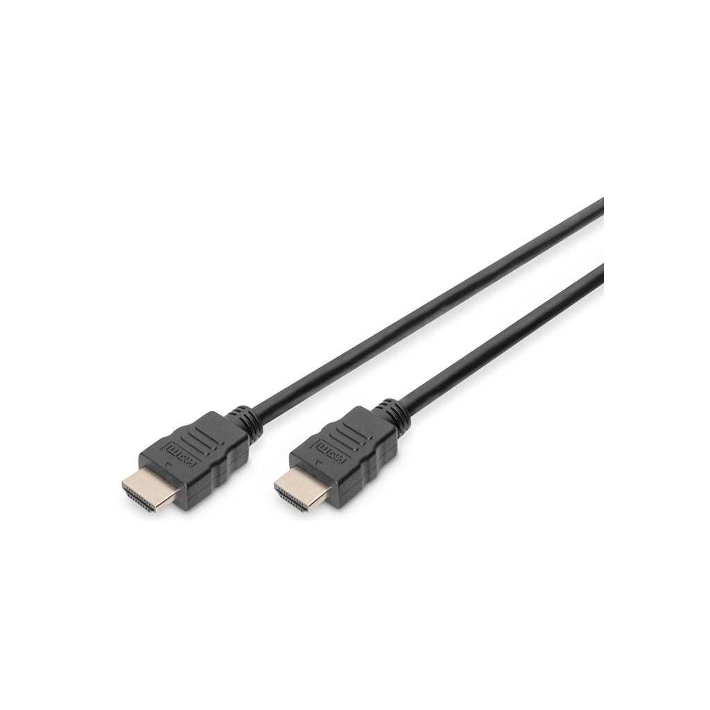 Кабель мультимедійний HDMI to HDMI 1.0m UHD 4K Digitus (AK-330107-010-S) - изображение 1