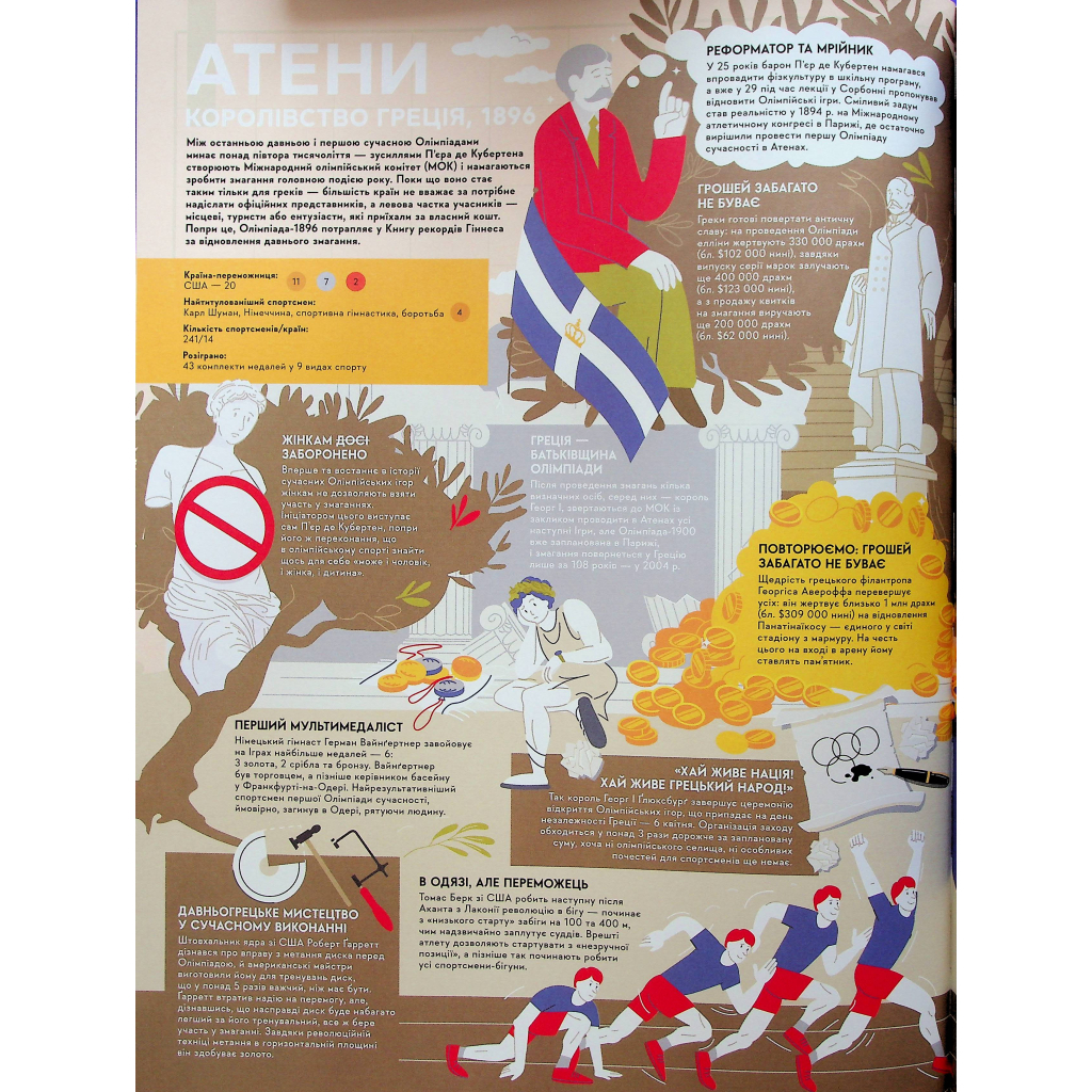 Книга Книга-мандрівка. Літні Олімпійські ігри Видавництво Старого Лева (9789664482865) - зображення 7