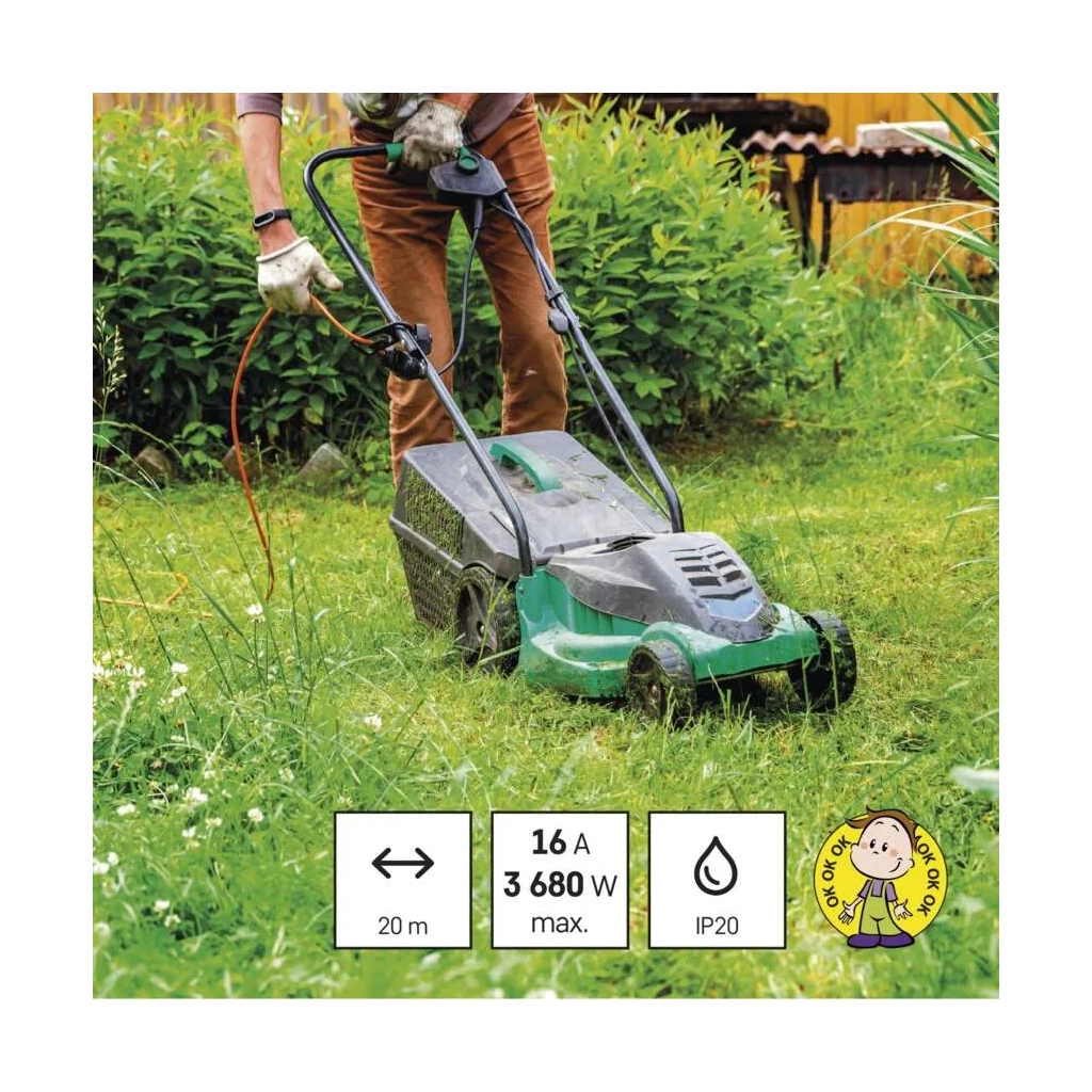 Мережевий подовжувач EMOS P01220R - зображення 4