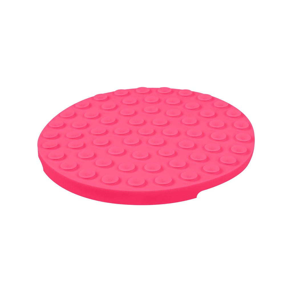 Універсальний посуд для тварин WAUDOG Silicone Килимок для злизування 21х21х3 см рожевий (23507) - изображение 5