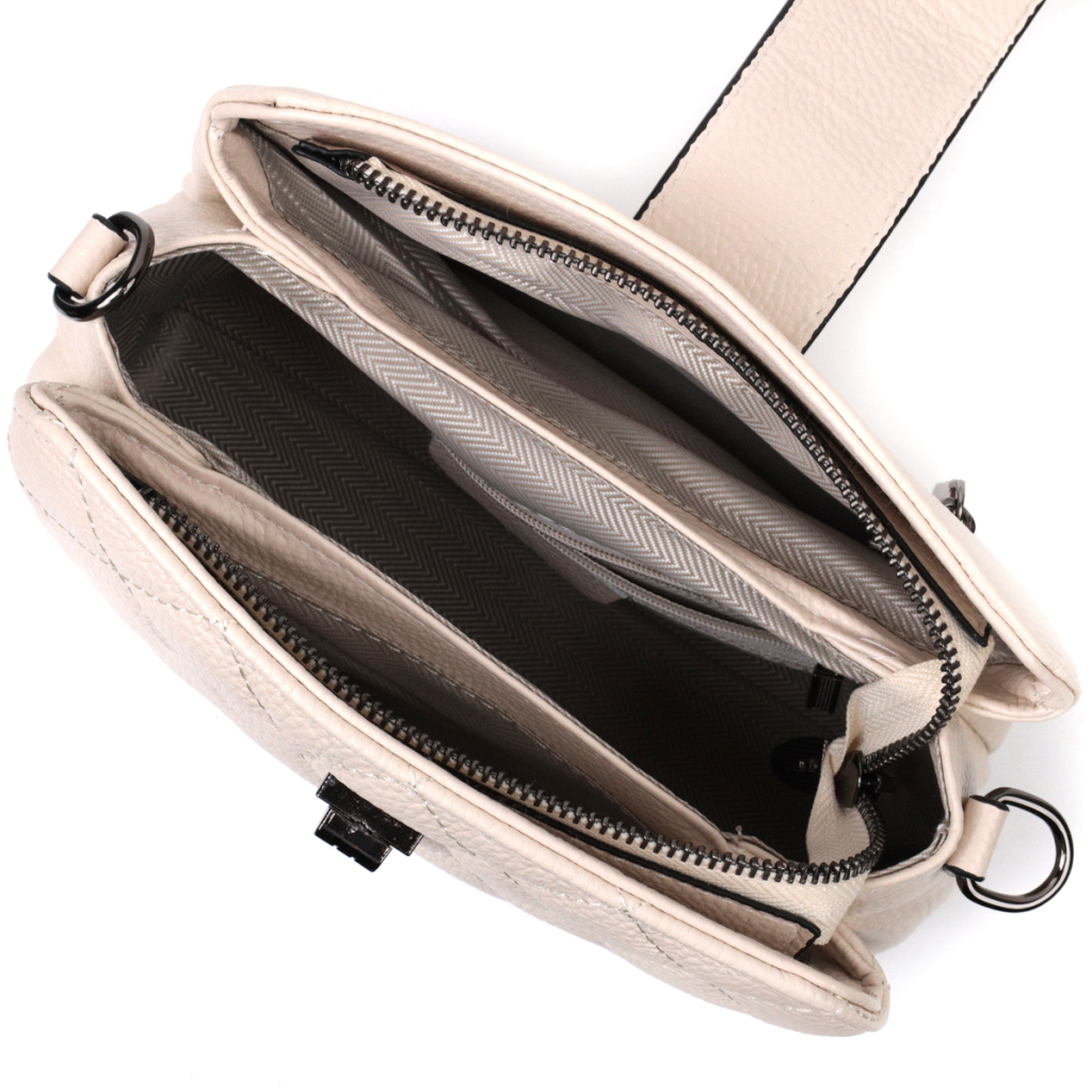 Сумка Vintage З натуральної шкіри Біла (22414) - зображення 7