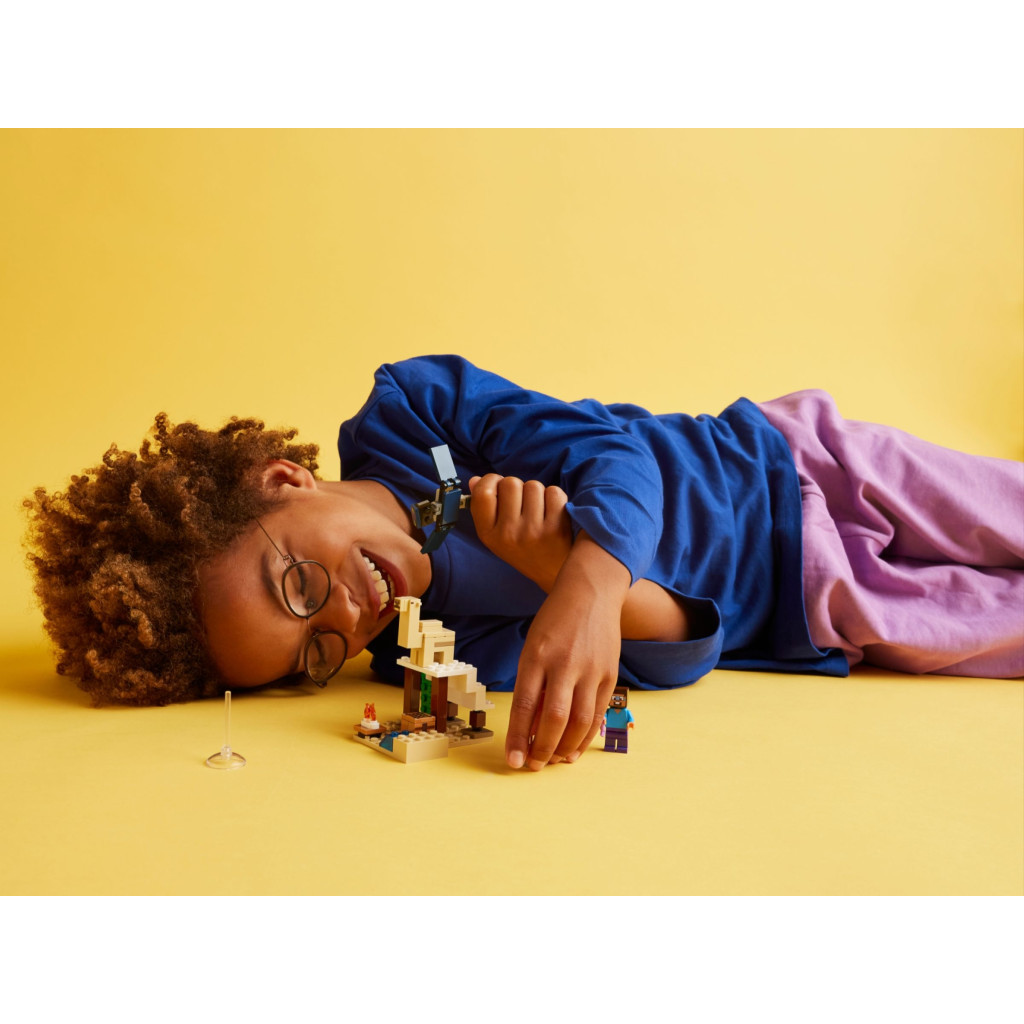 Конструктор LEGO Minecraft Експедиція Стіва в пустелю 75 деталей (21251) - зображення 8