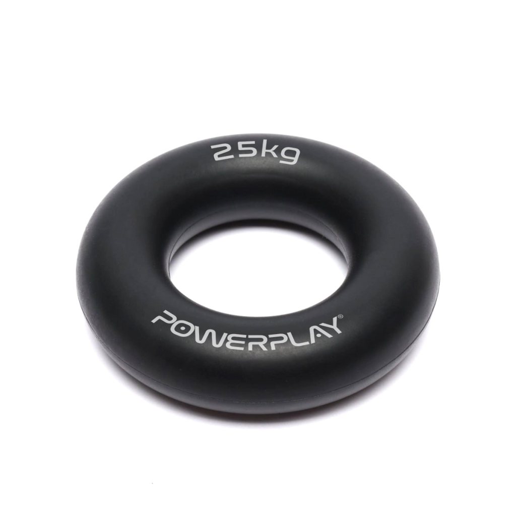 Еспандер PowerPlay PP-4324 Hand Grip Ring Hard 25 кг Чорний (PP_4324_25kg) - зображення 2