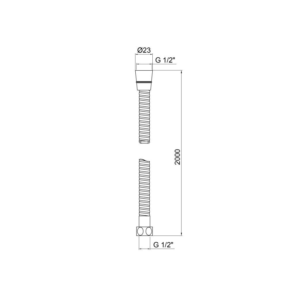 Шланг для душа Kroner C604 (CV023621) - зображення 2