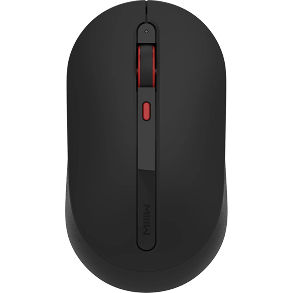 Мишка Xiaomi Miiiw Mute Wireless Black (MWMM01 Black) - зображення 1