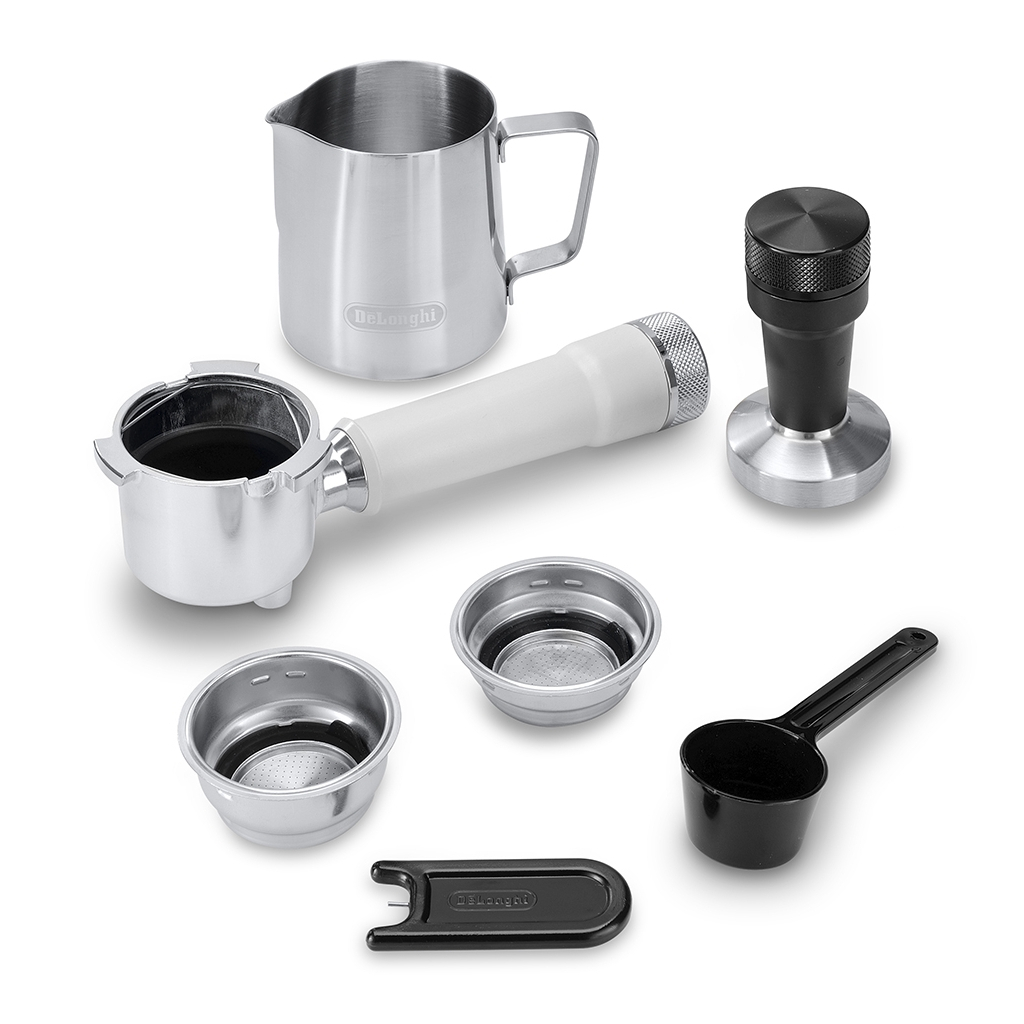 Ріжкова кавоварка еспресо DeLonghi EC 890.WI - зображення 5