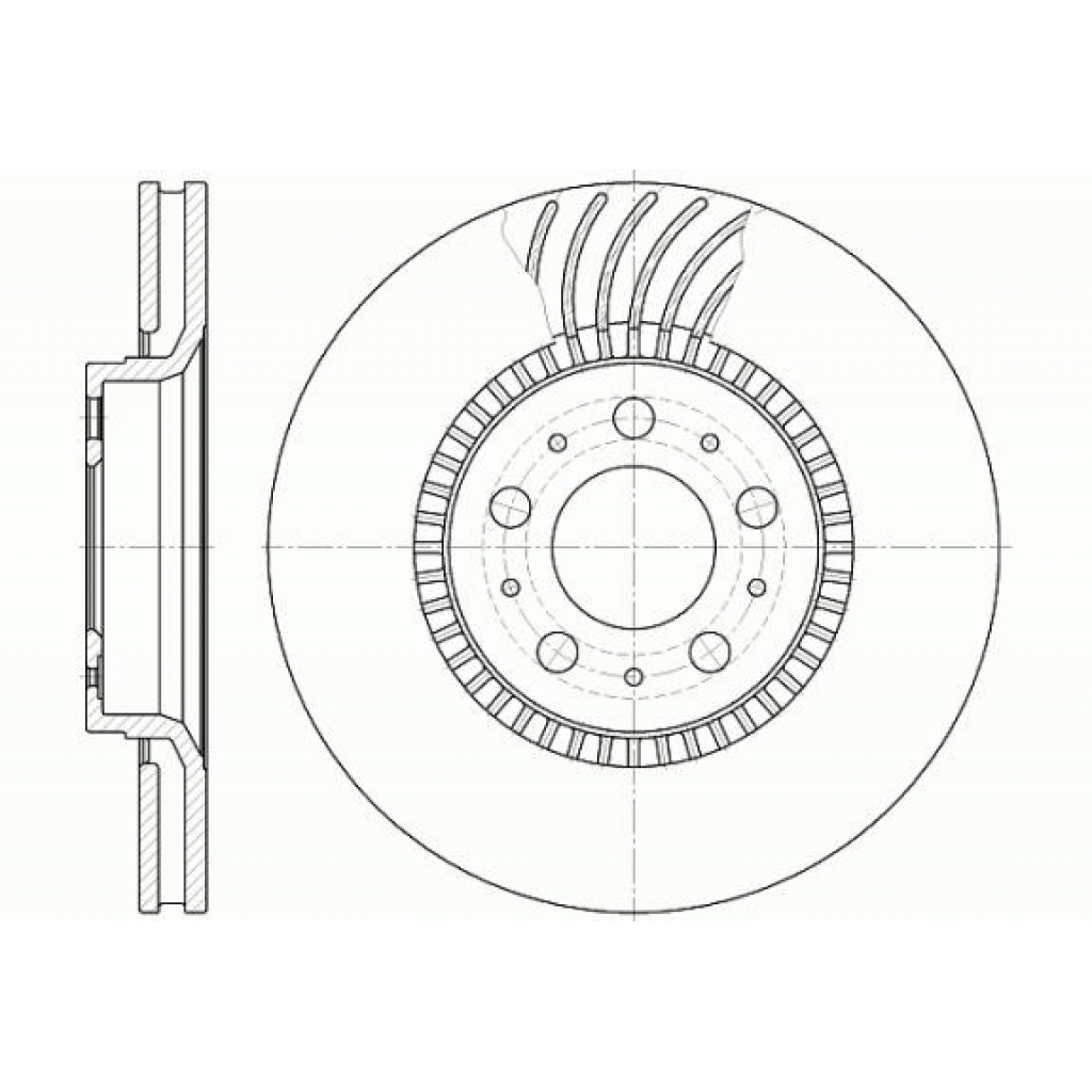 Гальмівний диск REMSA 6591.10 - зображення 1